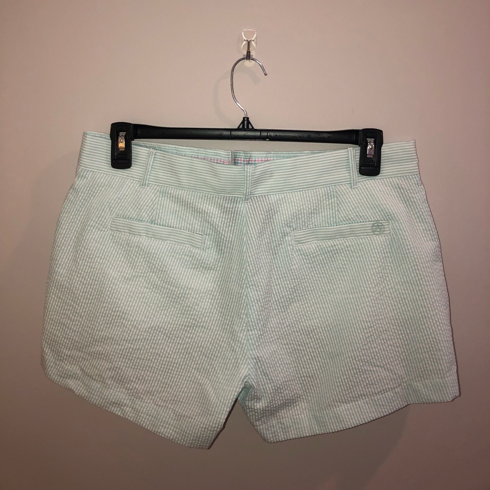 NWT Lauren James Seersucker Poplin Shorts - Picture 3 of 5